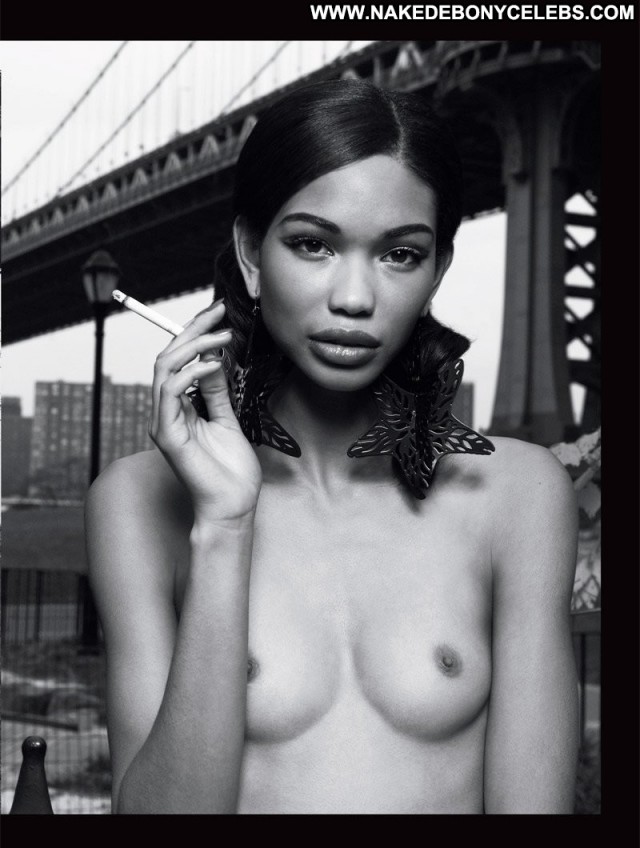 Chanel Iman Miscellaneous Nice Skinny Small Tits Celebrity Brunette