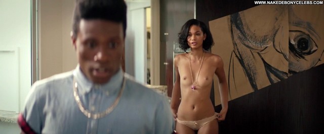 Chanel Iman Dope Small Tits Celebrity Doll Ebony Sensual Skinny