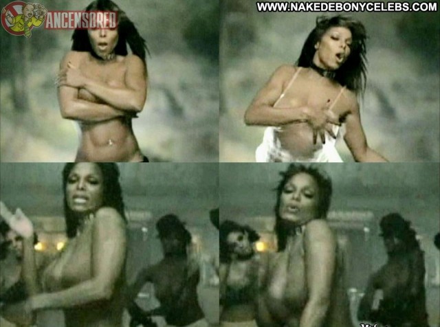 Janet Jackson So Excited Singer Brunette Celebrity Ebony Medium Tits