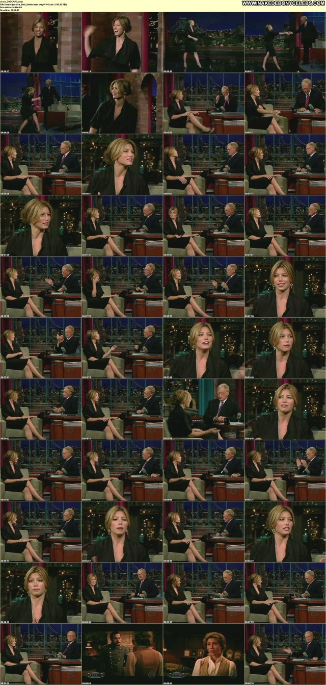 Jessica Biel Late Show With David Letterman Medium Tits Celebrity