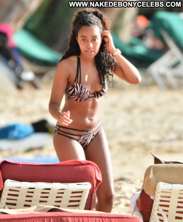 Leigh Anne Pinnock The Beach Paparazzi Babe Celebrity Beach Barbados