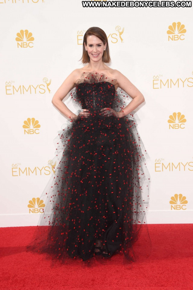 Sarah Paulson Primetime Emmy Awards Beautiful Posing Hot Babe