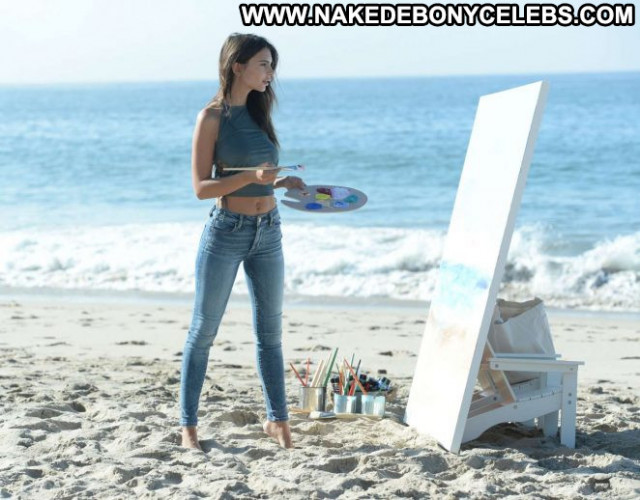 Emily Ratajkowski American Mali Paparazzi Denim Celebrity Malibu Babe