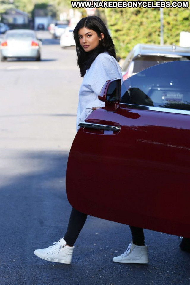 Kylie Jenner Posing Hot Babe Spa Paparazzi Celebrity Spandex