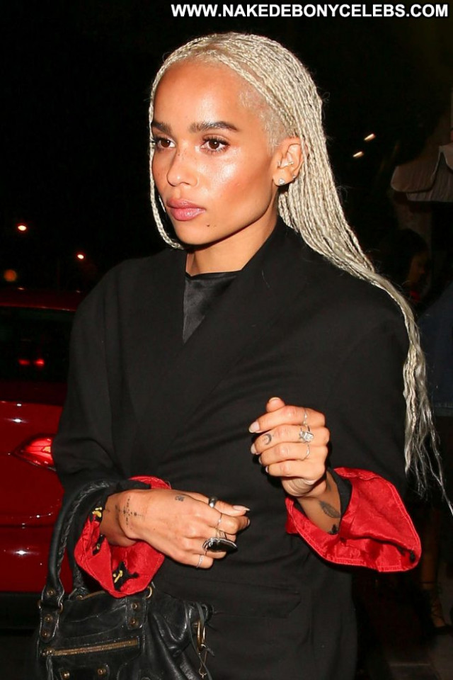 Zoe Kravitz West Hollywood Paparazzi West Hollywood Beautiful Posing