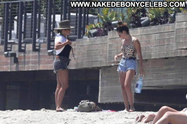 Ashley Tisdale The Beach In Malibu Posing Hot Celebrity Swimsuit