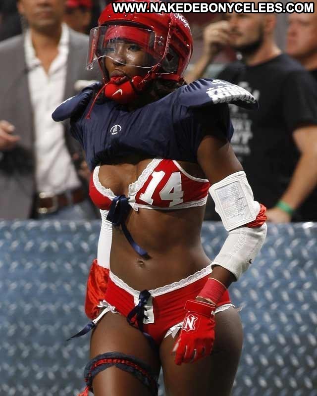 Tanyka Renee Lingerie Football League Ebony Cute Doll Athletic Sultry