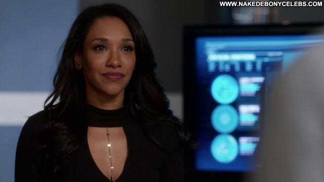 Candice Patton The Flash Ii Celebrity Posing Hot Sultry Brunette