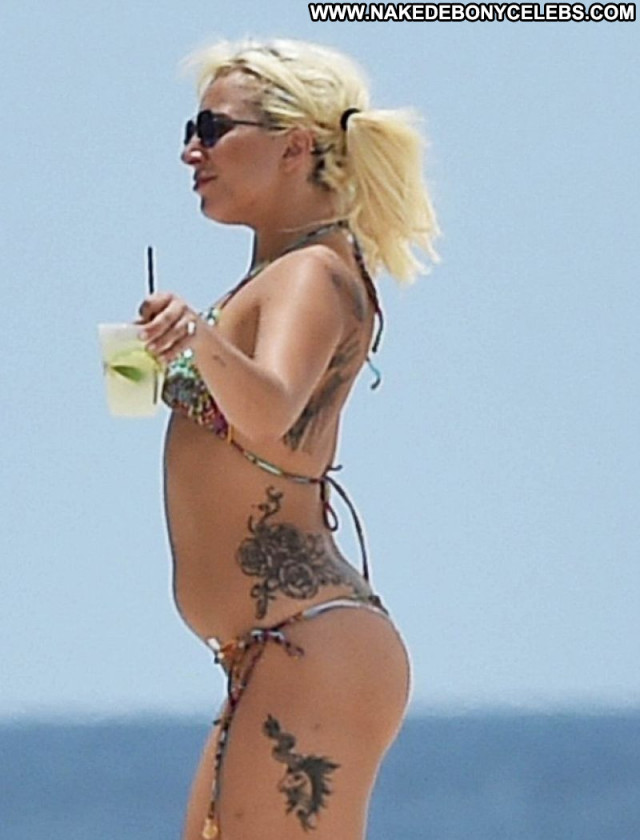 Lady Gaga No Source Beach Bahamas Celebrity Sexy Posing Hot Babe
