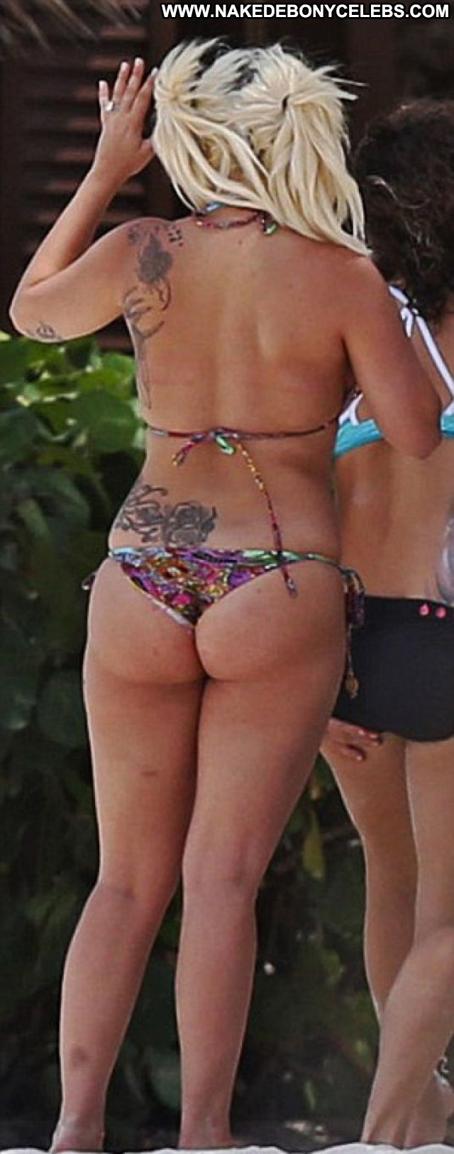 Lady Gaga No Source Beach Celebrity Beautiful Bahamas Posing Hot Sexy