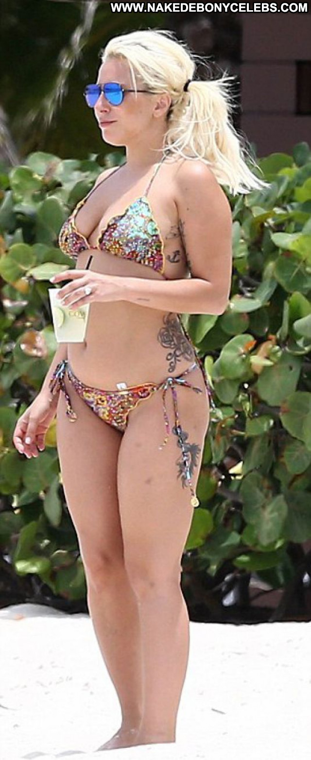 Lady Gaga No Source  Sexy Celebrity Bahamas Posing Hot Beach