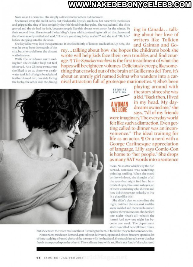 Evangeline Lilly Esquire Magazine Posing Hot Babe Celebrity Beautiful