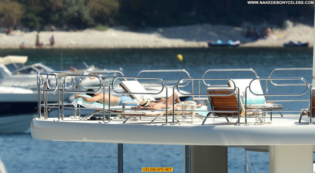 Sara Sampaio No Source Toples Yacht Celebrity Posing Hot Topless