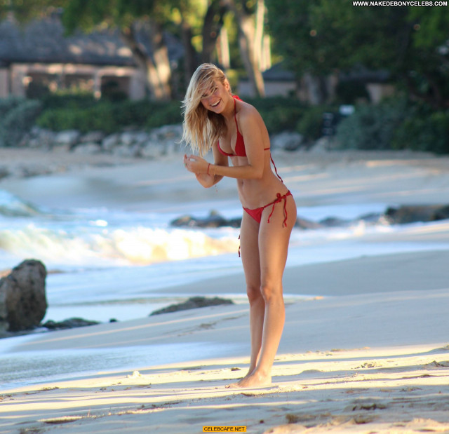 Kimberley Garner The Beach Beautiful Posing Hot Car Bikini Beach Babe