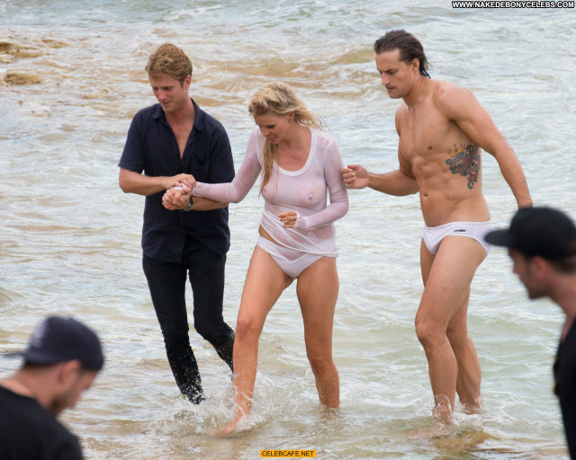 Lara Stone No Source Celebrity See Through Wet Photoshoot Babe