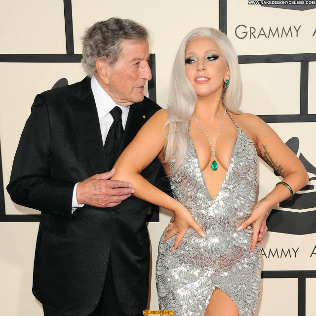 Lady Gaga Grammy Awards Sexy Awards Cleavage Posing Hot Sex Celebrity