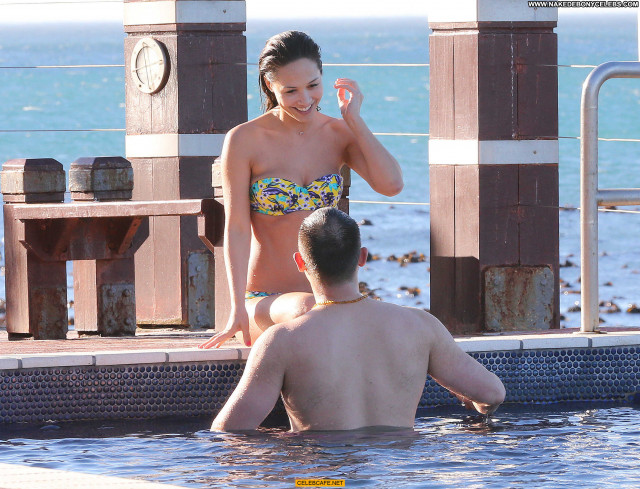 Myleene Klass The Pool Beautiful Pool Celebrity Bikini Posing Hot Babe