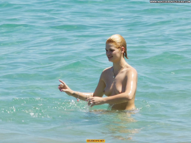 Pixie Geldof The Beach Ibiza Topless Celebrity Beautiful Toples Babe