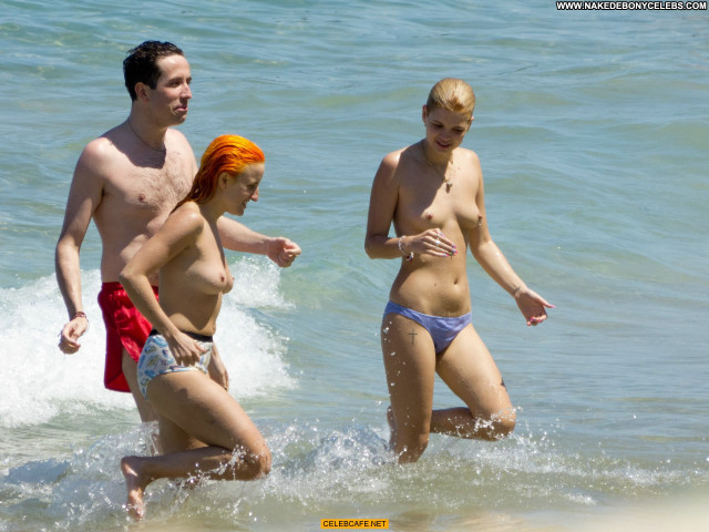 Pixie Geldof The Beach Celebrity Beach Posing Hot Toples Topless Babe