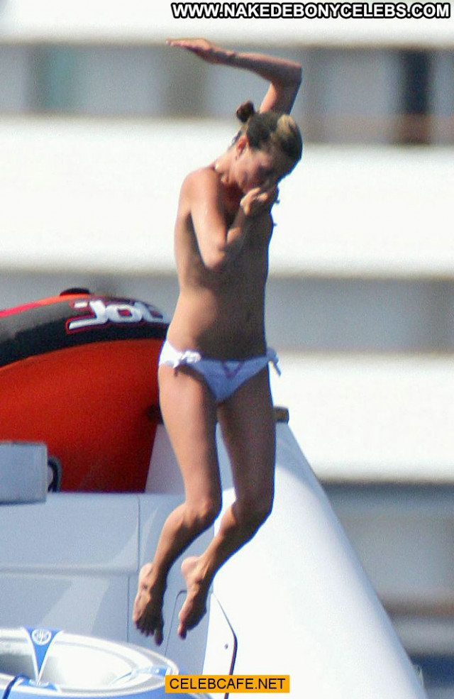 Kate Moss No Source Babe Yacht Beautiful Posing Hot Topless Celebrity