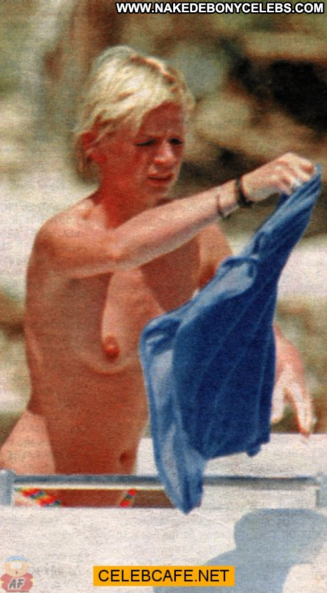 Zoe Ball The Beach  Celebrity Babe Beach Topless Toples Beautiful