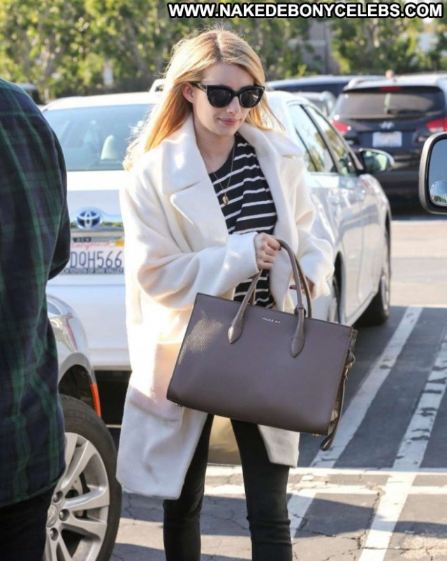 Emma Roberts No Source Posing Hot Paparazzi Pumping Beautiful Babe