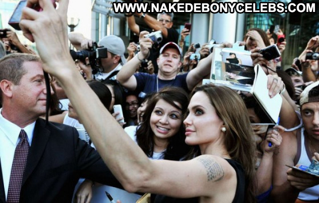 Angelina Jolie Celebrity Babe Posing Hot Beautiful Paparazzi Doll