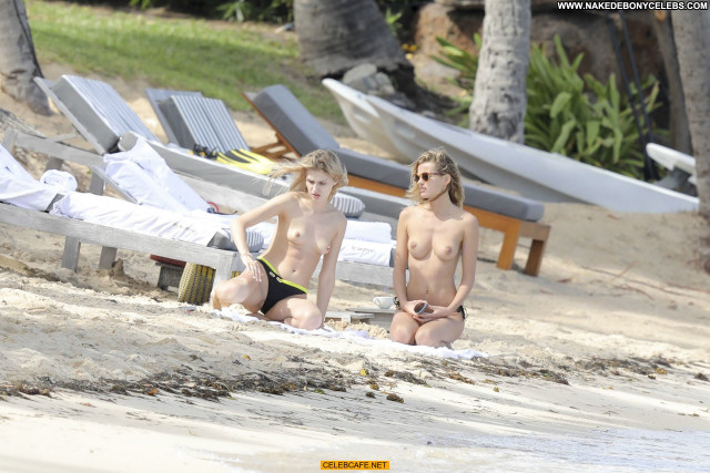 Edita Vilkeviciute St Barts Posing Hot Celebrity Babe Beautiful Bar