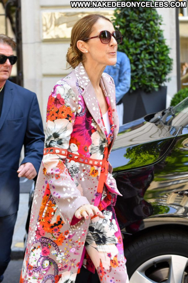 Celine Dion No Source Posing Hot Hotel Celebrity Beautiful Paris Babe