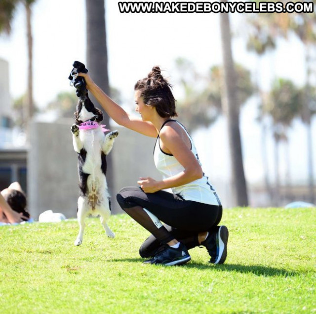Nina Dobrev Los Angeles Los Angeles Park Celebrity Paparazzi Posing