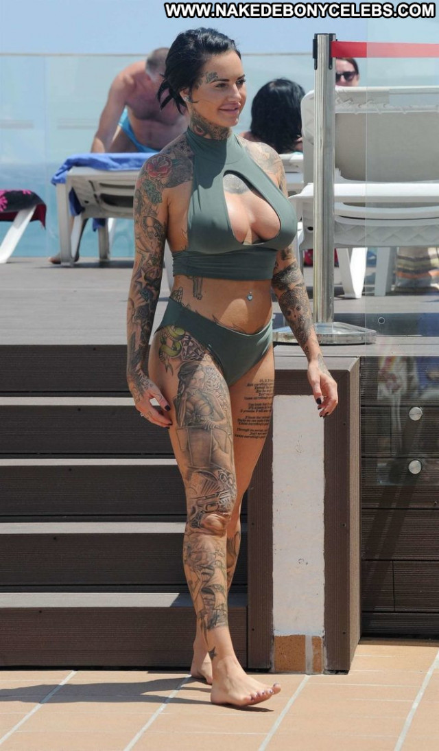 Jemma Lucy No Source Beautiful Celebrity Hot Bikini Babe Ibiza Posing