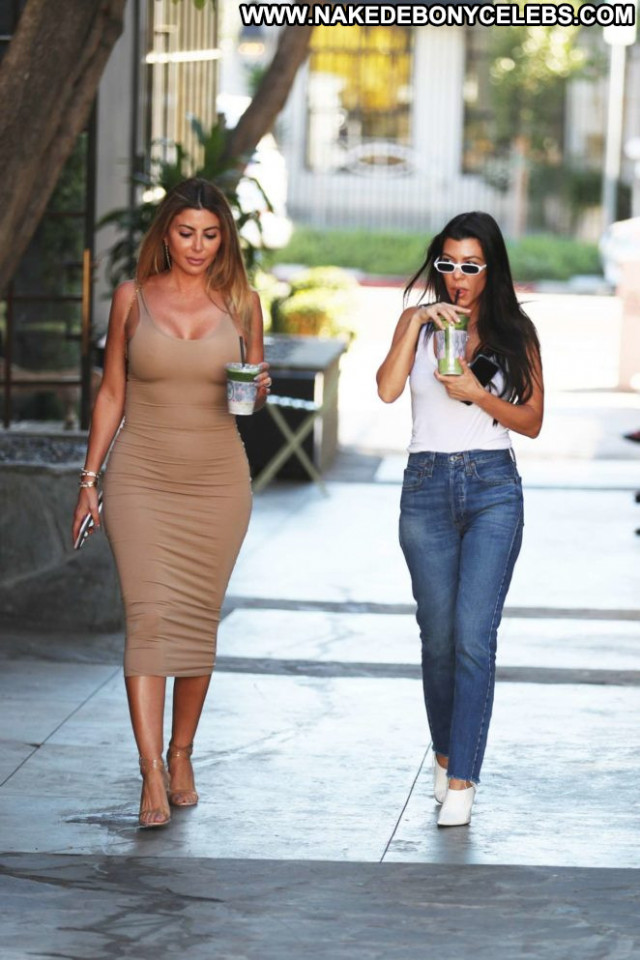 Kourtney Kardashia West Hollywood Beautiful Babe Posing Hot West