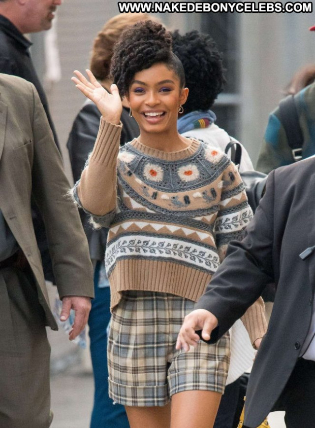 Yara Shahidi Jimmy Kimmel Live Live Beautiful Paparazzi Posing Hot