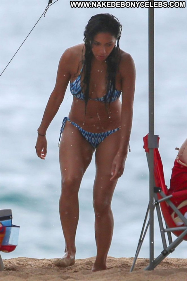 Nicole Scherzinger The Beach Bikini Beautiful Posing Hot Beach Hawaii