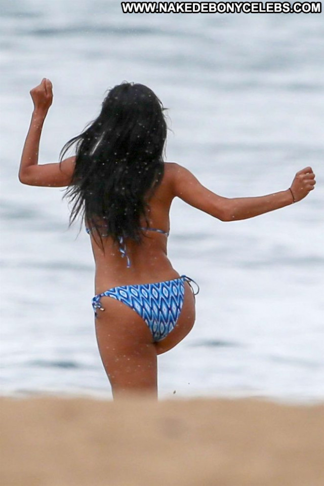 Nicole Scherzinger The Beach Beach Hawaii Posing Hot Bikini Babe