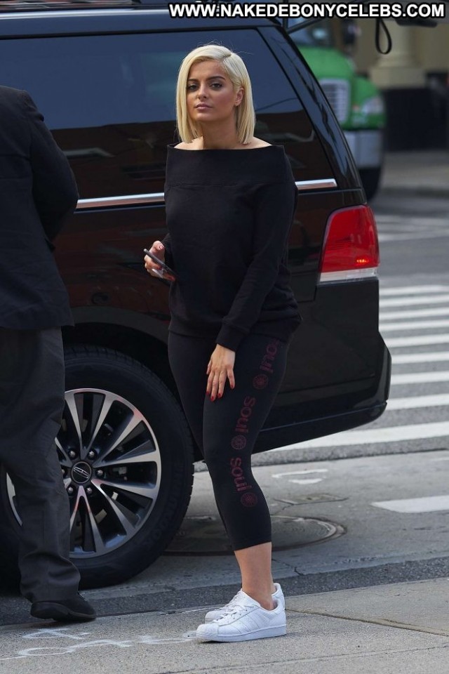 Bebe Rexha New York Celebrity Paparazzi New York Posing Hot Babe