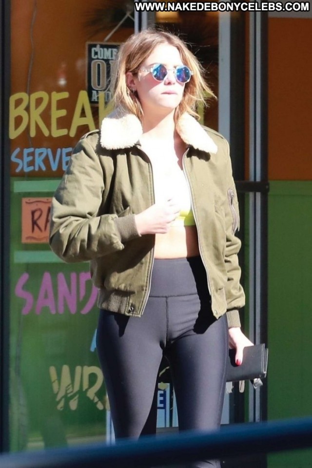 Ashley Benson No Source Spandex Celebrity Black Beautiful Paparazzi