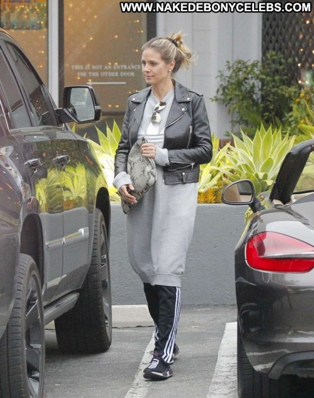 Heidi Klum Beverly Hills Babe Posing Hot Paparazzi Beautiful Shopping