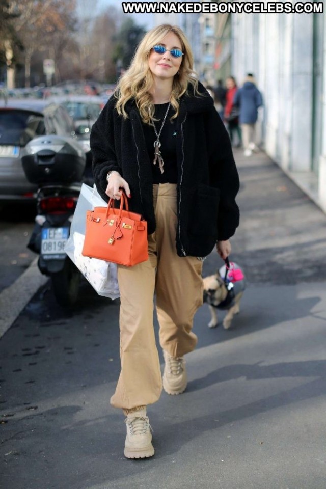 Chiara Ferragni No Source Beautiful Posing Hot Babe Paparazzi