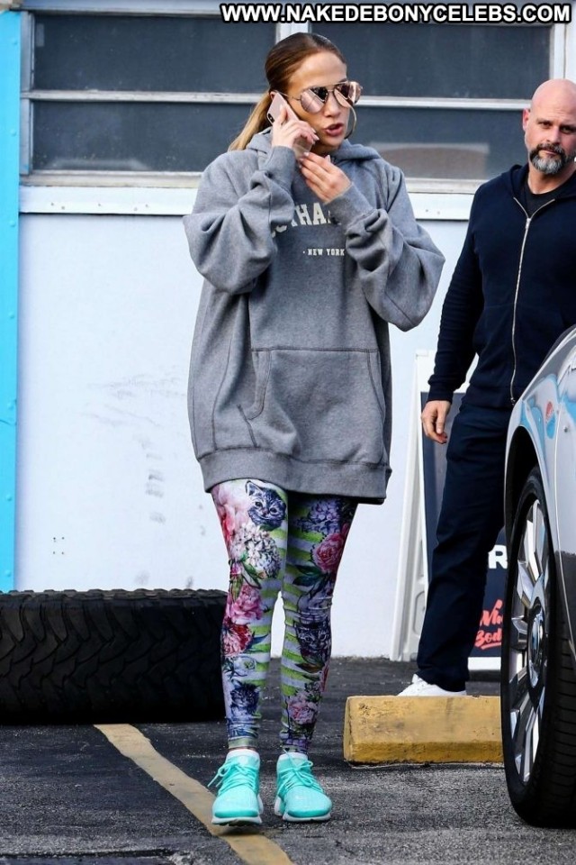 Jennifer Lopez No Source Gym Paparazzi Celebrity Posing Hot Babe