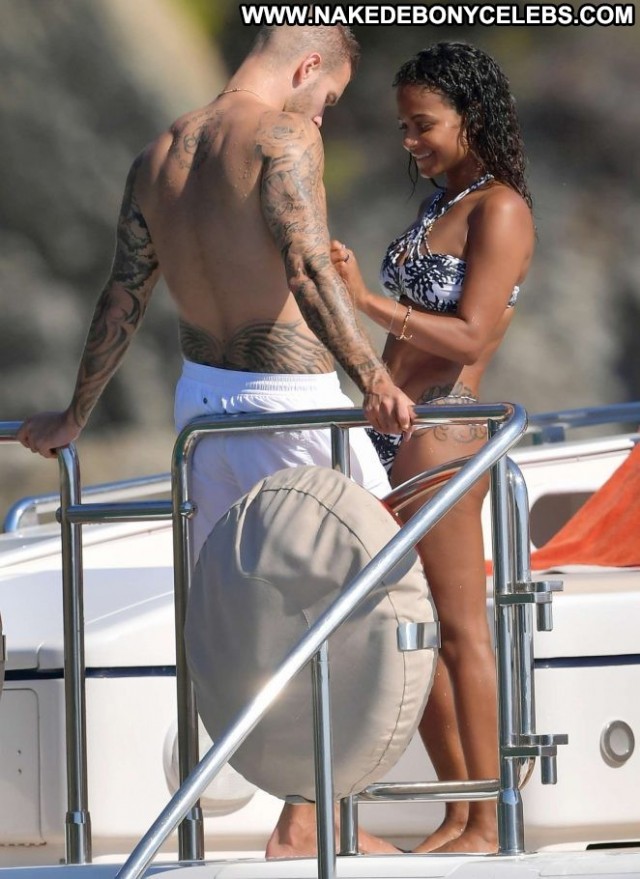 Christina Milian No Source Boat Posing Hot Babe Paparazzi Beautiful