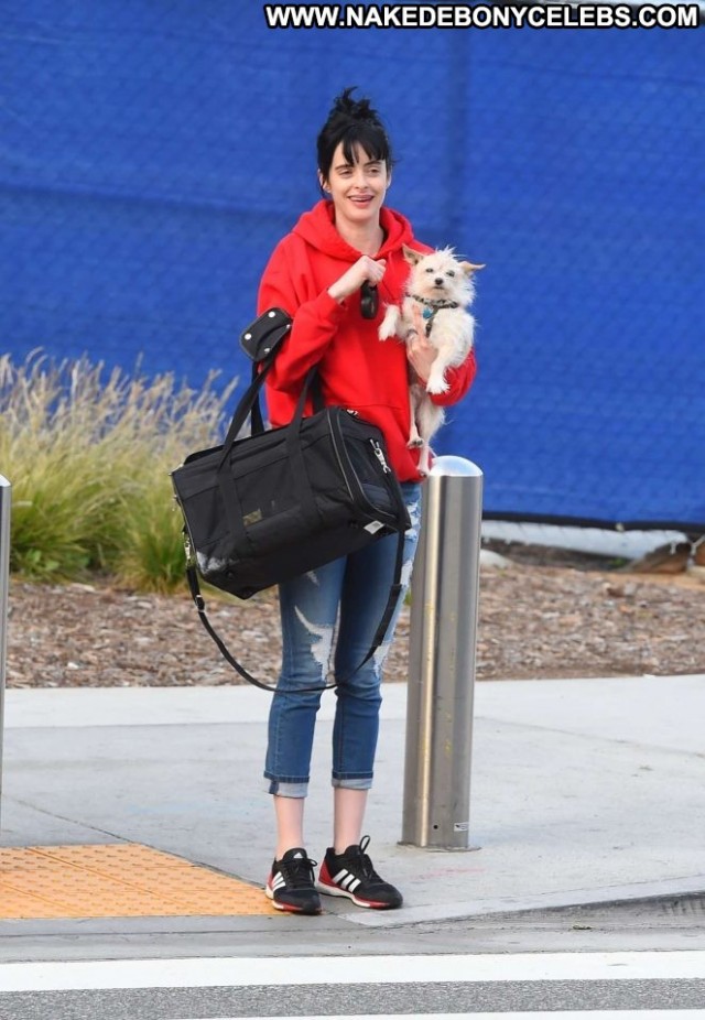 Krysten Ritter Lax Airport Beautiful Paparazzi Babe Lax Airport