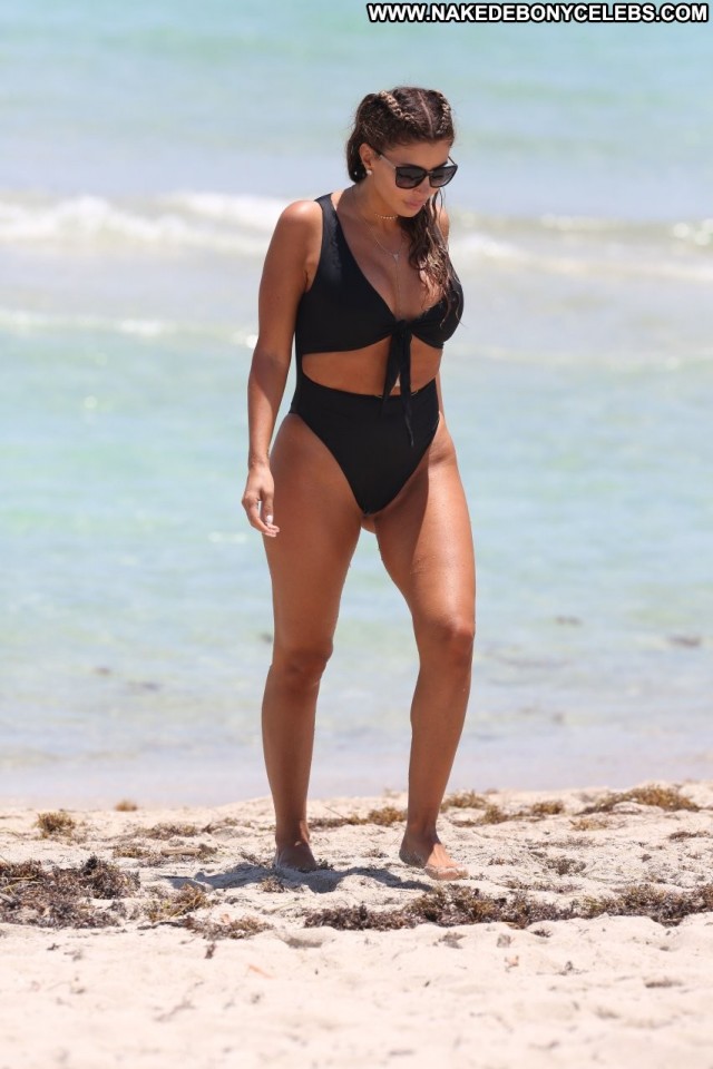 Larsa Pippen Miami Beach Swimsuit Beautiful Sex Celebrity Beach Sexy