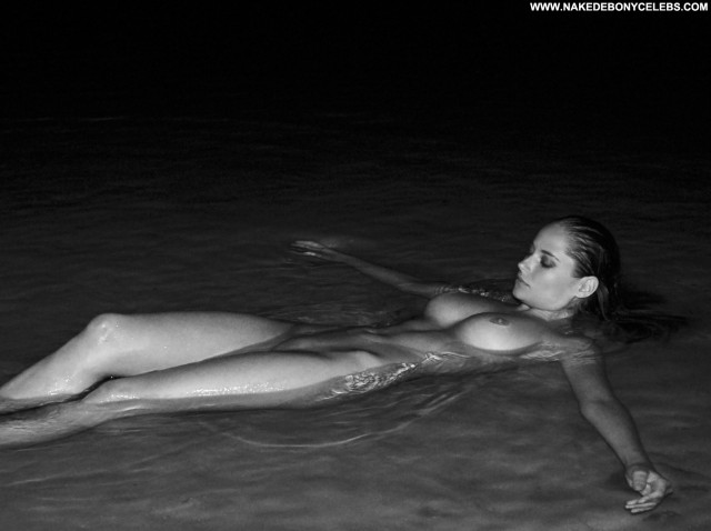 Genevieve Morton Black And White Topless Photoshoot Babe Celebrity