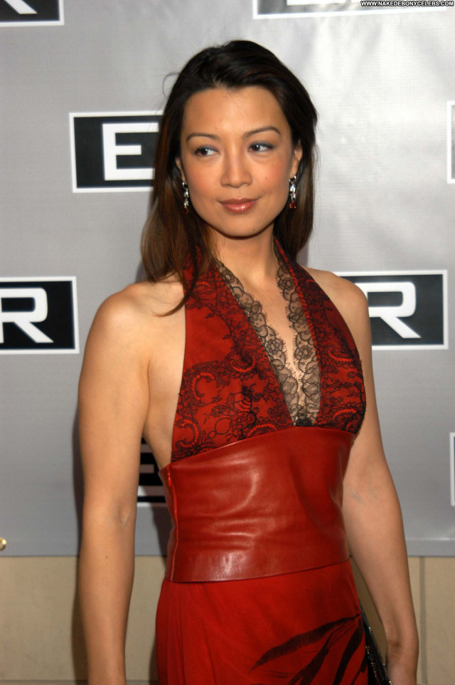 Ming Na Wen No Source Posing Hot Celebrity Babe Beautiful Asian