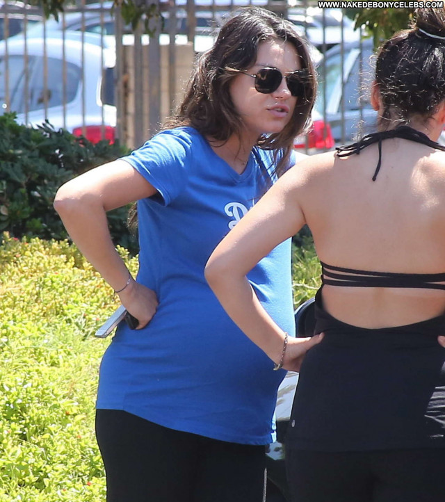 Mila Kunis Studio City Celebrity Beautiful Posing Hot Paparazzi Babe