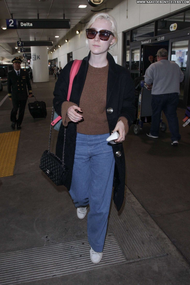 Saoirse Ronan Lax Airport Babe Beautiful Celebrity Posing Hot